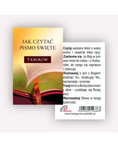 Bileciki - Jak czytać Pismo Święte - zestaw 10 szt.