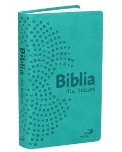 Biblia dla kobiet - paginator, turkusowa