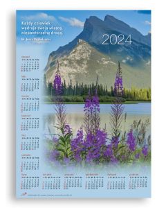 Kalendarz 2024 - plk. średni Góry