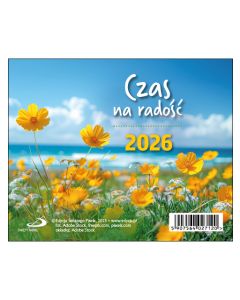 Kalendarz 2026 na biurko - Czas na radość