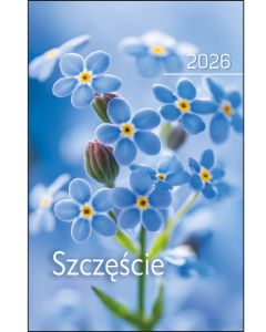 Kalendarz 2026 kieszonkowy Szczęście - kwiat