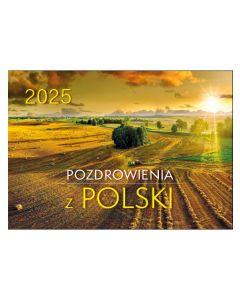 Kalendarz 2025 - Pozdrowienia z Polski