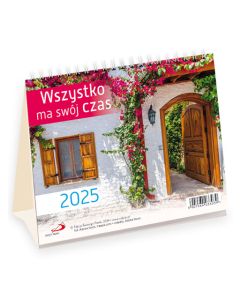 Kalendarz 2025 na biurko - Wszystko ma swój czas