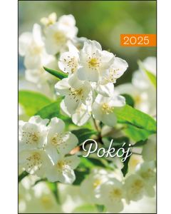 Kalendarz 2025 kieszonkowy Pokój - kwiatek