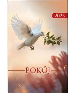Kalendarz 2025 kieszonkowy Pokój - gołębica
