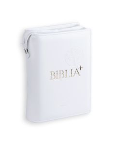 Okładka na Biblię Plus - biała