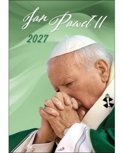 okładka_Kalendarz 2027 - Jan Paweł II