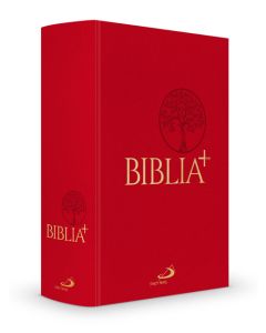 okładka_Biblia Plus - płótno czerwona