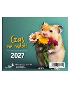 okładka_Kalendarz 2027 na biurko - Czas na radość
