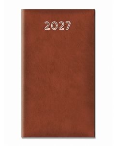 okładka_Terminarz tygodniowy STANDARD 2027 - brązowy