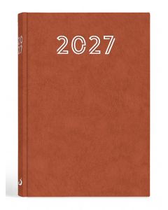 A5 STANDARD 2027 - brązowy